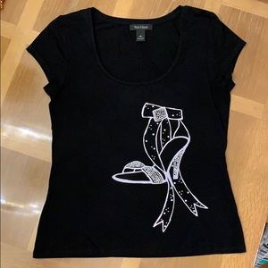 White House Black Market medium black top